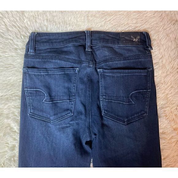 Dark Blue American Eagle Highrise Jeggings size 4 - Picture 9 of 14